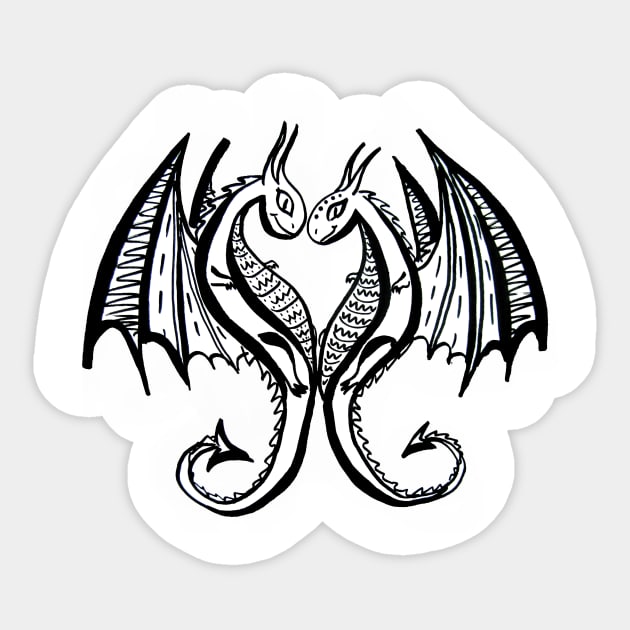 Dragons love Sticker by WordsGames